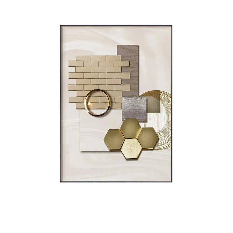 Moderne abstrakte architektonische Ästhetik Wandkunst Fine Art Leinwanddrucke Minimalistische futuristische Bilder für moderne Loftwohnung Wohnzimmer Dekoration
