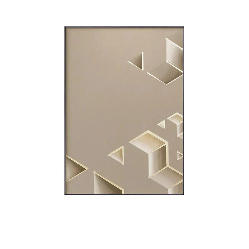 Moderne abstrakte architektonische Ästhetik Wandkunst Fine Art Leinwanddrucke Minimalistische futuristische Bilder für moderne Loftwohnung Wohnzimmer Dekoration