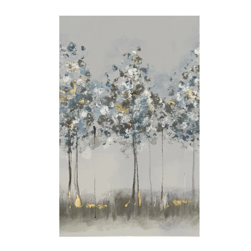 Modern Abstract Glücksbringender Goldener Geldbaum Wandkunst Feine Kunstdrucke Poster Bilder Für Wohnzimmer Esszimmer Schlafzimmer Kunst Dekor