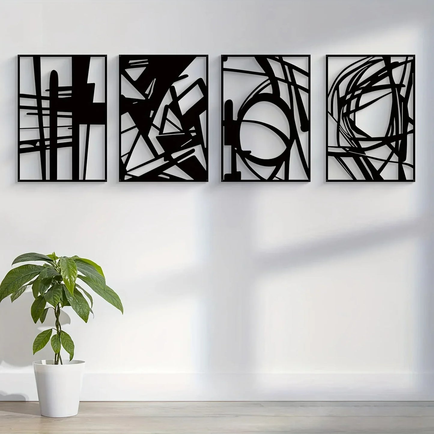 Moderne abstrakte Eisenkunst Wandkunst 3D Metall Skulptur Wanddekoration für Wohnzimmer Esszimmer kreative zeitgenössische nordische Wohnkultur | Brehn