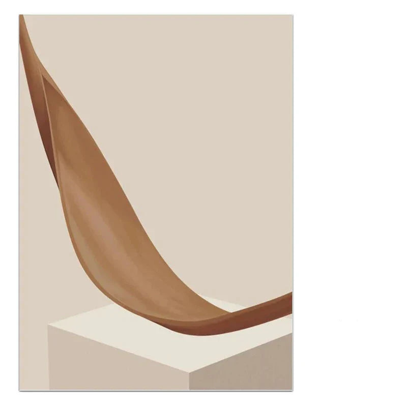 Moderne abstrakte surreale Geometrie Wandkunst feine Kunst Leinwanddrucke neutrale Töne Bilder für Wohnzimmer Esszimmer Schlafzimmer Kunst Dekor