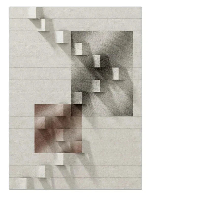 Moderne Ästhetik Abstrakte Architektonische Geometrische Wandkunst Feine Kunst Leinwanddrucke Bilder Für Moderne Loft Wohnzimmer zeitgenössische Innendesign-Trends