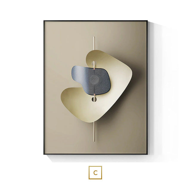 Moderne Ästhetik Abstrakte Goldene Perle Mond Wandkunst Feine Kunst Leinwanddruck Fließende Pendelbilder Für Luxuriöse Wohnzimmer Schlafzimmer Kunstdekoration