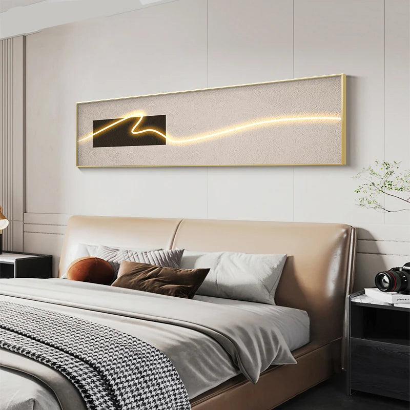 Moderne Ästhetik Breitformat Wandkunst Feine Kunst Leinwanddrucke Leichte Luxus Minimalistische Abstrakte Bilder Für Über Sofas Kunst Für Über Betten