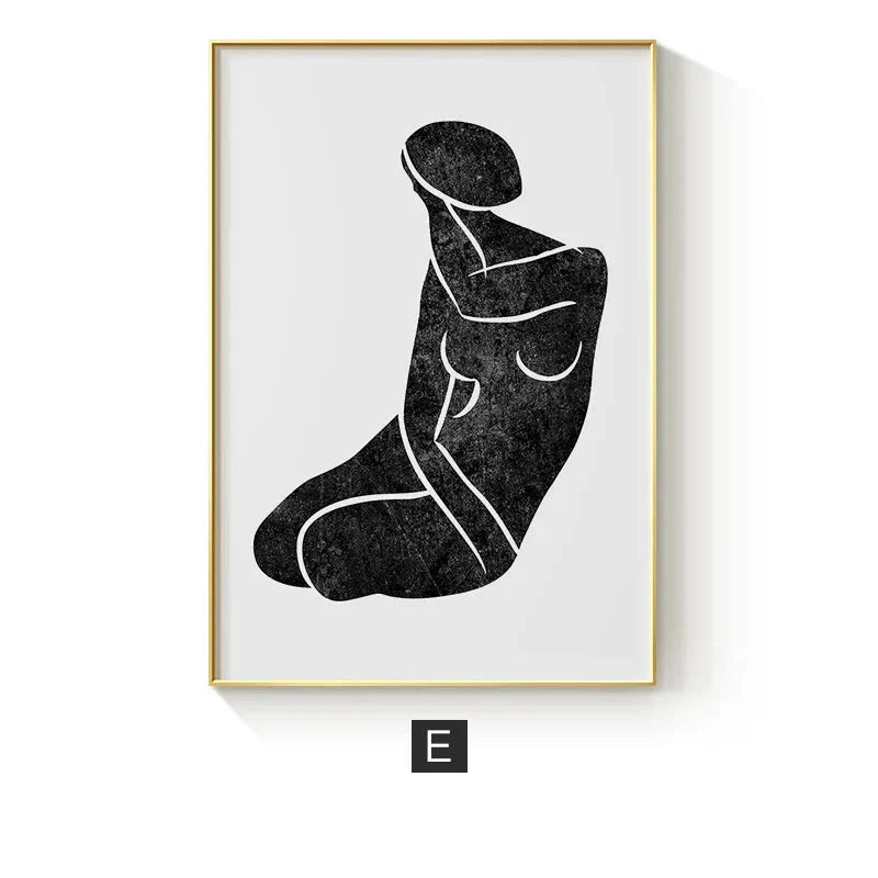 Moderne Farbkurven Abstrakte Geometrische Wandkunst Feine Kunst Linienkunst Leinwanddrucke Bilder Für Wohnzimmer Schlafzimmer Kunst Für Zeitgenössische Innenräume