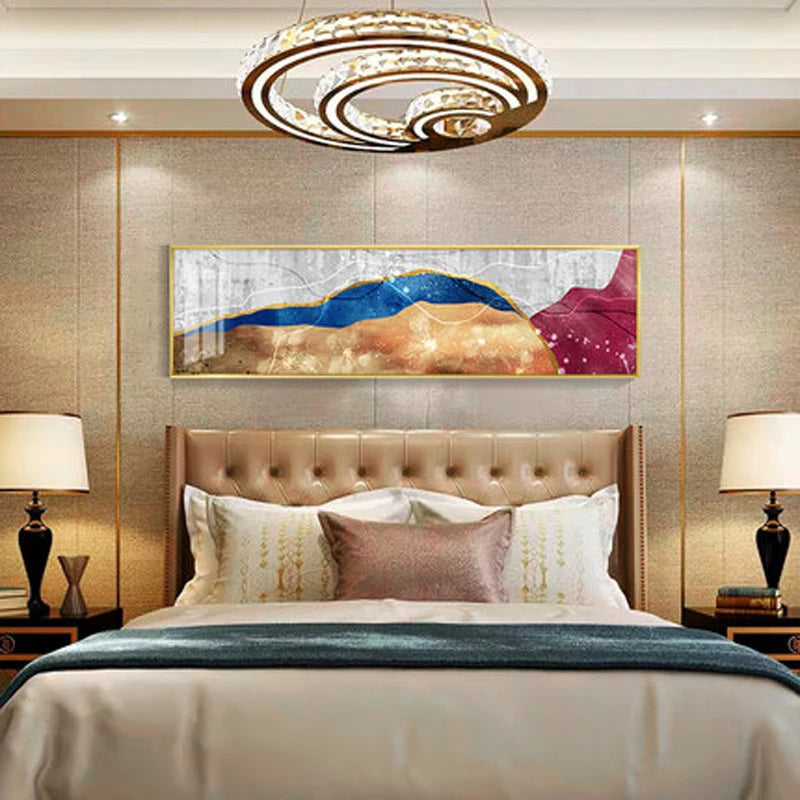 Moderne Farben Dunkle Abstrakte Wandkunst Feine Kunst Leinwanddrucke Breitformatige Bilder Für Über Dem Sofa Bilder Für Über Dem Bett