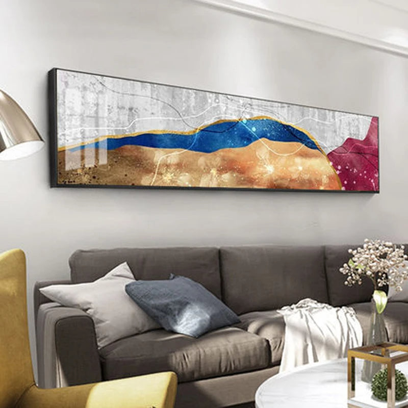 Moderne Farben Dunkle Abstrakte Wandkunst Feine Kunst Leinwanddrucke Breitformatige Bilder Für Über Dem Sofa Bilder Für Über Dem Bett