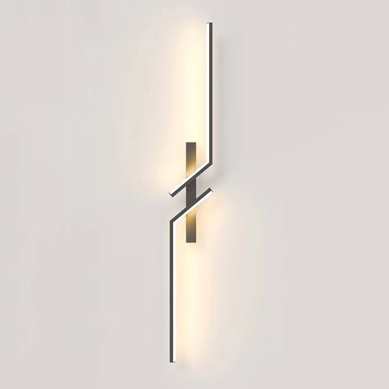 Kreative LED-Wandleuchte mit Streifendesign | Modernes Design