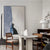 Modern Geometrische Abstrakte Wandkunst Feiner Leinwanddruck - Kühnes Minimalistisches Grau Blau Beige Schwarzes Kunstwerk - Perfekt für Zeitgenössische Wohn- und Büroz decoration