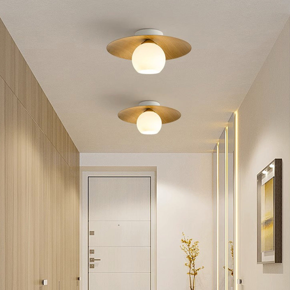 Moderne Semi-Flush-Deckenleuchte | Brehn