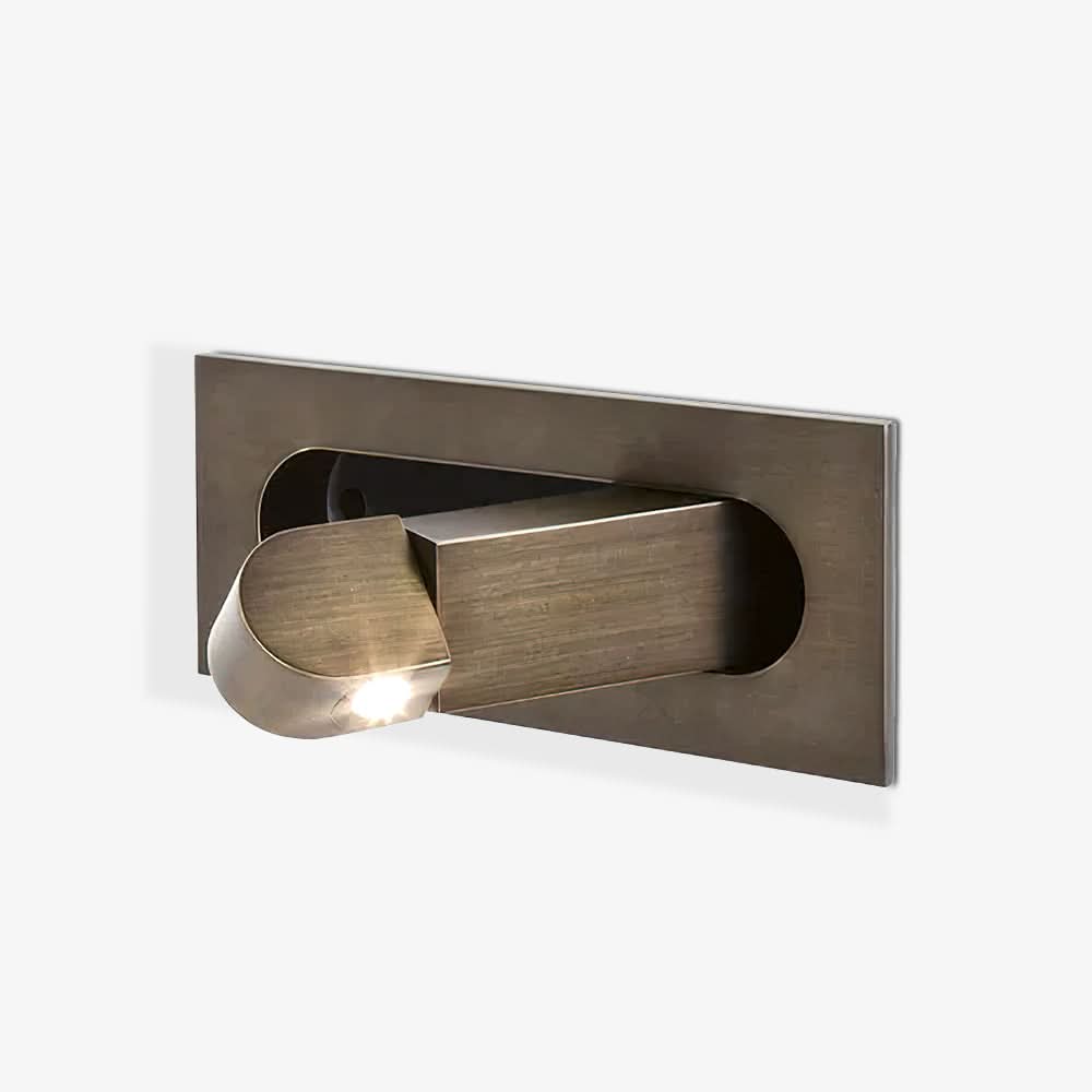 Verstellbare LED-Wandleseleuchte am Bett
