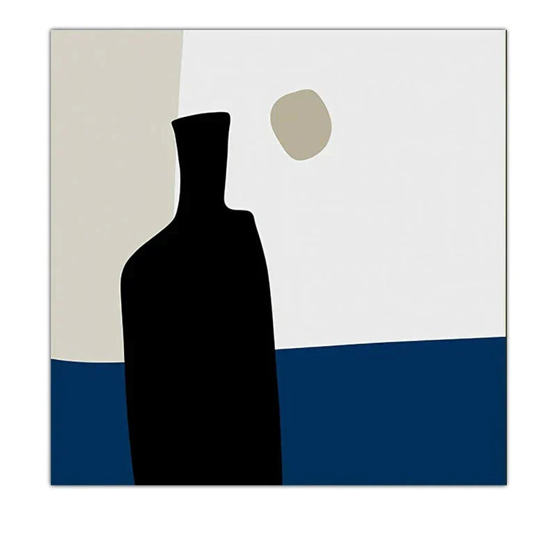 Moderne Minimalistische Abstrakte Stillleben Wandkunst Feine Kunst Leinwanddrucke Quadratisches Format Bilder Für Wohnzimmer Esszimmer Zeitgenössische Wohnkultur