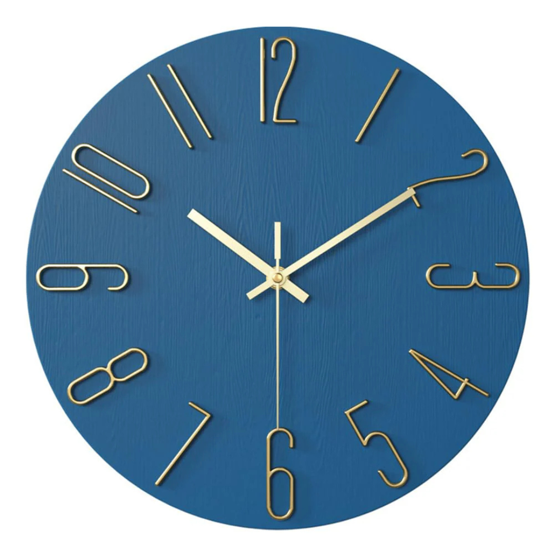 Moderne Quarz-Wanduhr mit Geräuschlosigkeit