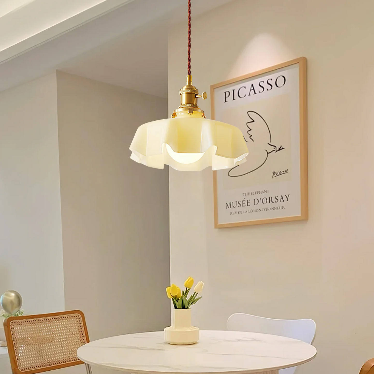 Moderne Glasband Rand Pendelleuchte | Brehn