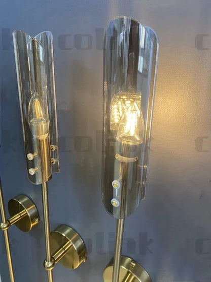 Nordische LED-Wandleuchte mit Glas – Elegante Wandleuchte für Wohnzimmer und Schlafzimmer | Brehn