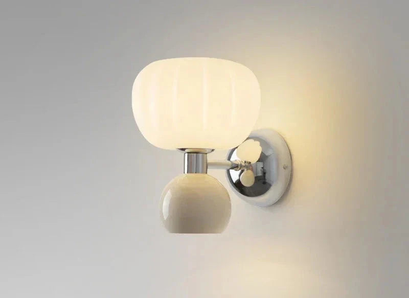 Moderne Wandleuchte mit Glasschirm – Elegante LED-Wandleuchte für Schlafzimmer & Wohnzimmer | Brehn