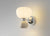 Moderne Wandleuchte mit Glasschirm – Elegante LED-Wandleuchte für Schlafzimmer & Wohnzimmer | Brehn