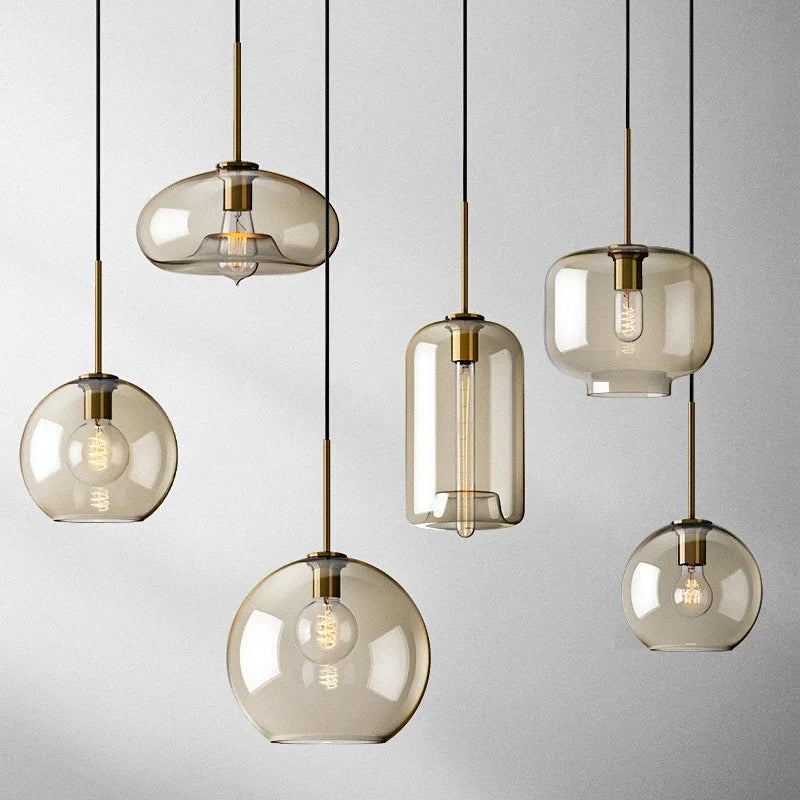 Brehn | NordicGlow – Elegante skandinavische Glass Pendelleuchte