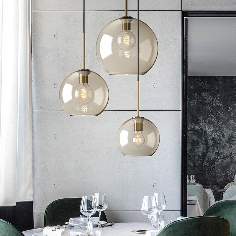 Brehn | NordicGlow – Elegante skandinavische Glass Pendelleuchte
