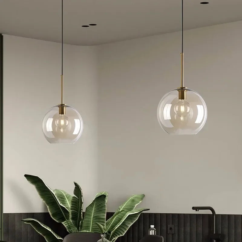 Brehn | NordicGlow – Elegante skandinavische Glass Pendelleuchte