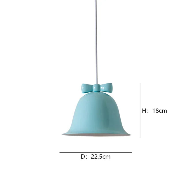 Moderne Glockenform Pendelleuchte mit Schleife, Designer Hängelampe für Esszimmer & Küche | Brehn