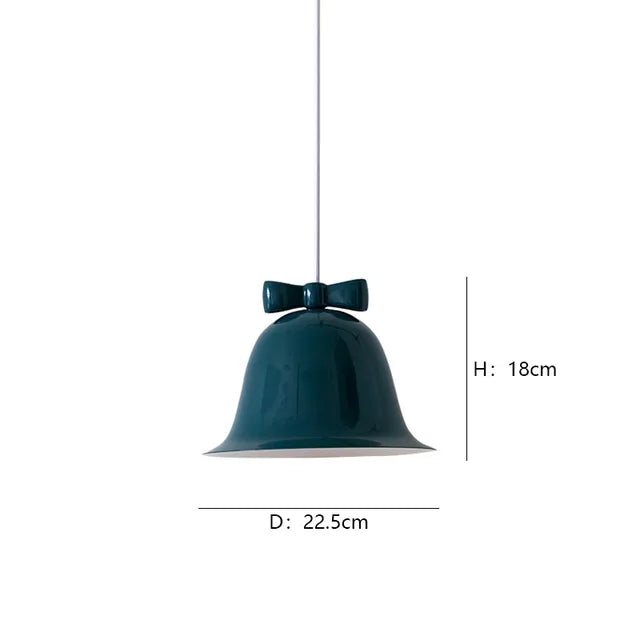 Moderne Glockenform Pendelleuchte mit Schleife, Designer Hängelampe für Esszimmer & Küche | Brehn
