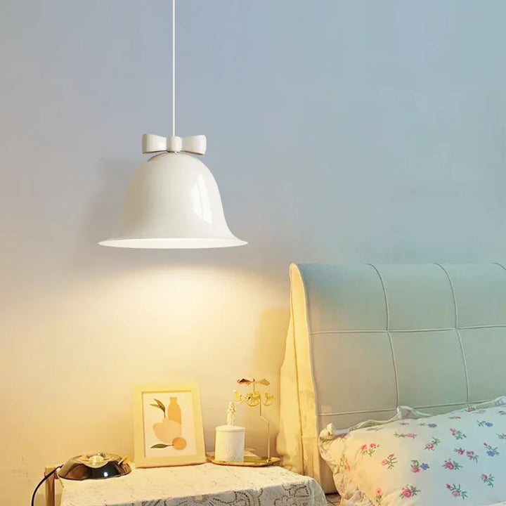 Moderne Glockenform Pendelleuchte mit Schleife, Designer Hängelampe für Esszimmer & Küche | Brehn