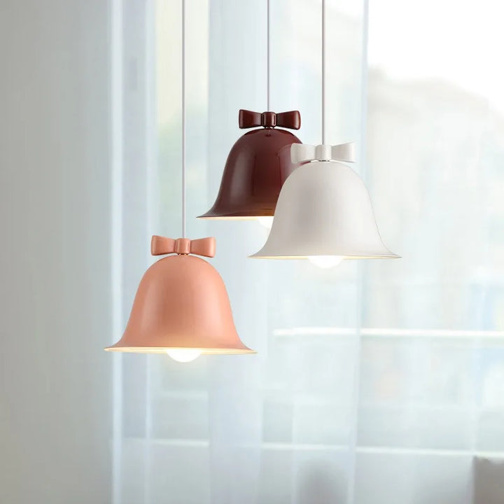 Moderne Glockenform Pendelleuchte mit Schleife, Designer Hängelampe für Esszimmer & Küche | Brehn