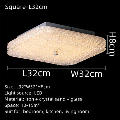 Eleganter LED-Kronleuchter – Moderne Deckenleuchte mit Kristall für Wohnzimmer und Schlafzimmer | Brehn