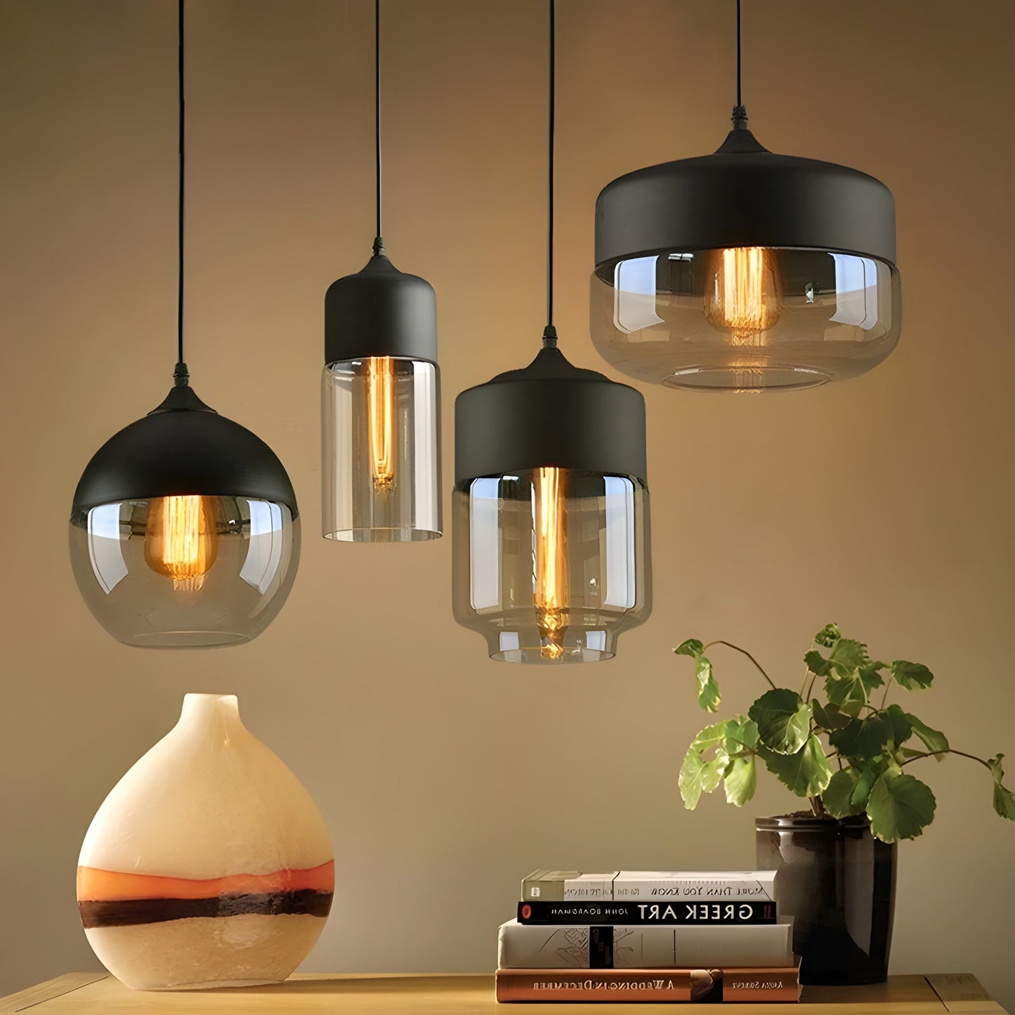 LED-Pendelleuchte aus Glas – Modernes, skandinavisches Design für stilvolle Wohnräume