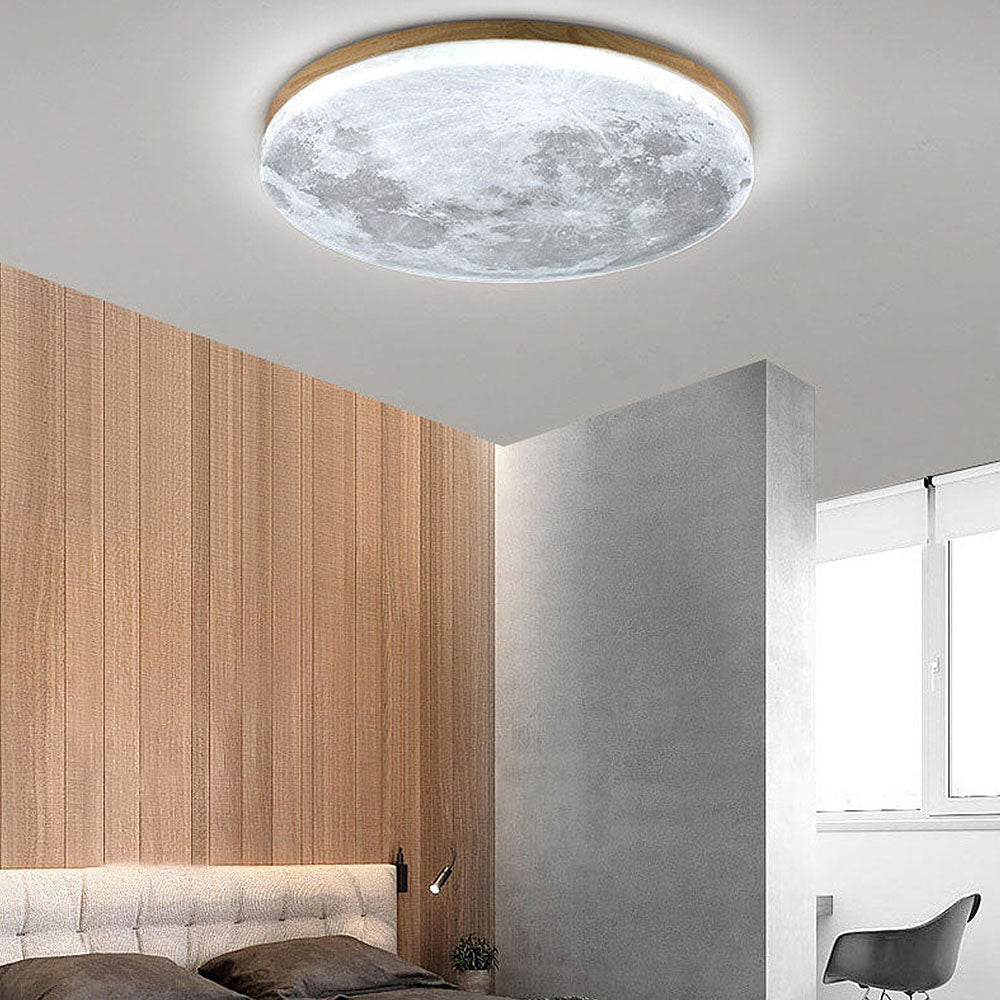 Moon Round | Minimalistische runde LED-Deckenleuchte | Brehn