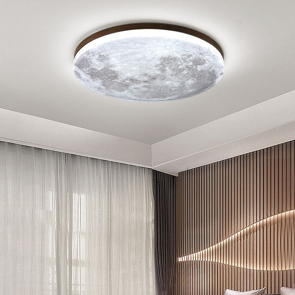 Moon Round | Minimalistische runde LED-Deckenleuchte | Brehn