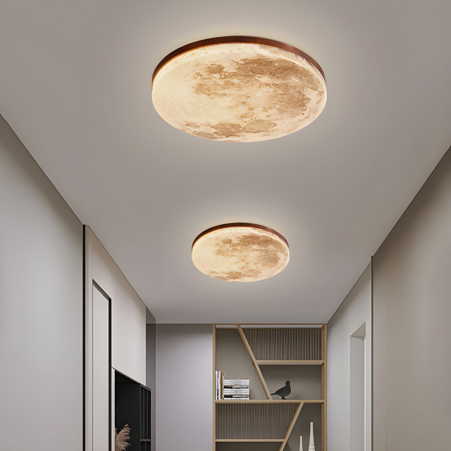 Moon Round | Minimalistische runde LED-Deckenleuchte | Brehn