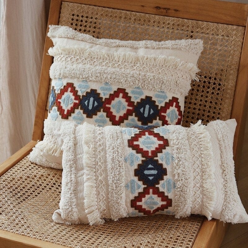Marokko Tufting Elfenbein Kissenbezug | Brehn