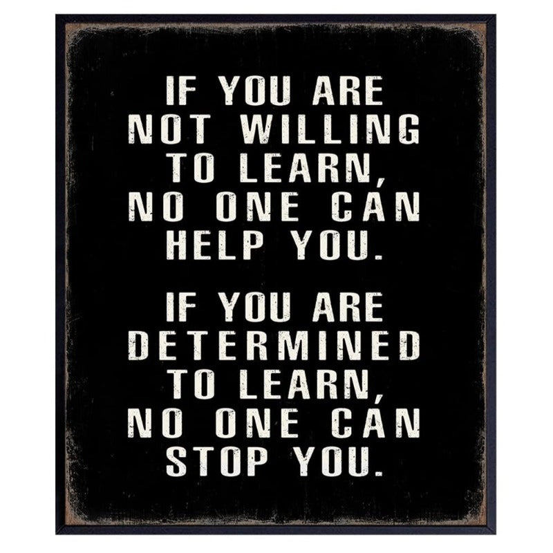 Wandbild & Dekoration: Motivationsposter