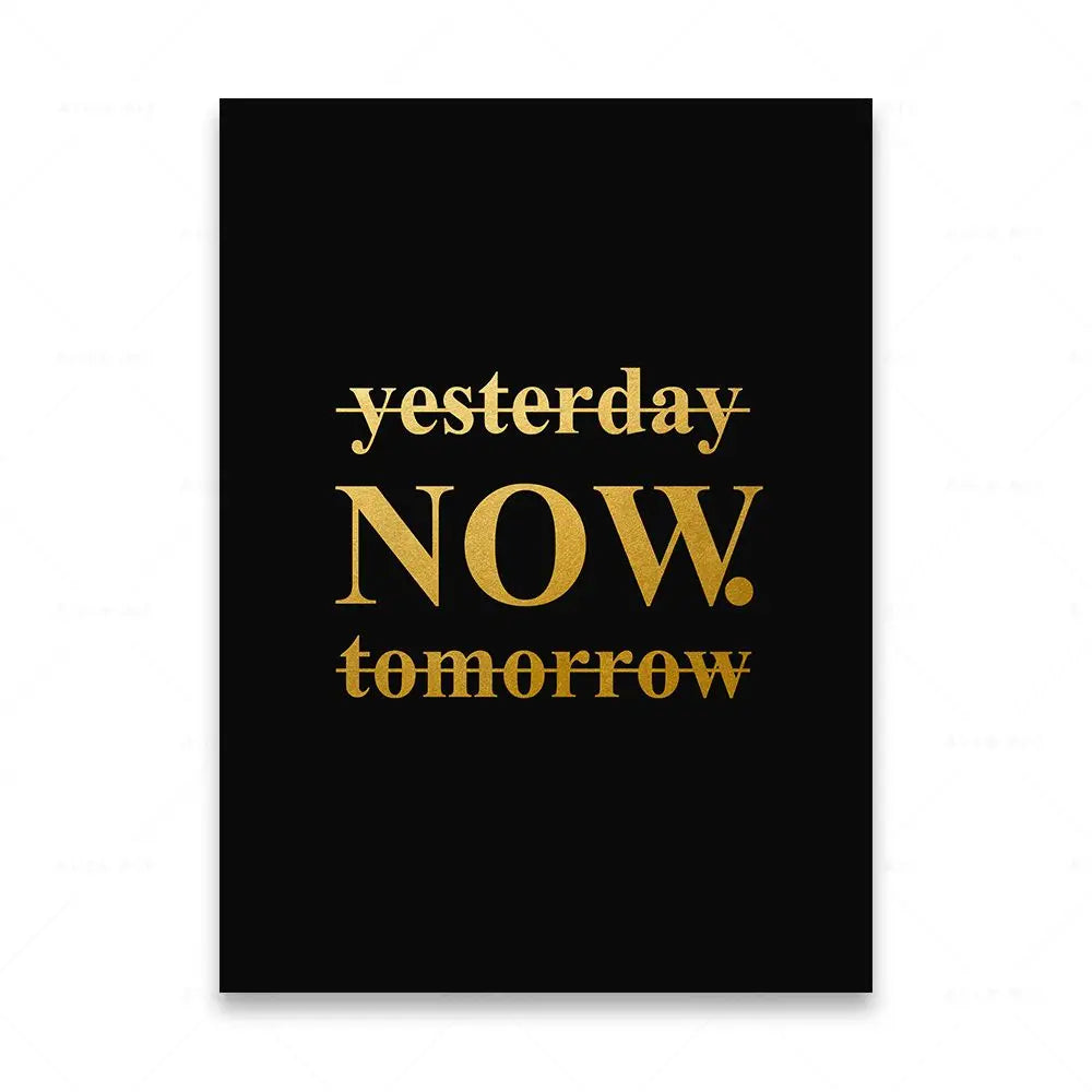 Motivationsworte Wandkunst Fein Kunst Leinwanddrucke Schwarz & Weiß Inspirierende Zitate Poster Für Wohnzimmer Schlafzimmer Arbeitszimmer Kunst Dekor | Brehn