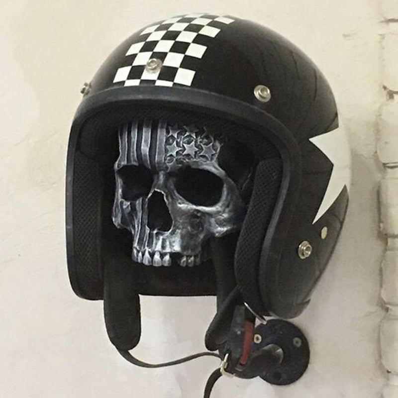 Skull Motorradhelm Halter | Brehn