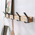 Nordische Wandgarderobe mit verstellbaren Haken – Schwarz