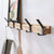 Brehn | Wandgarderobe mit beweglichen Haken – Skandinavisches Design aus Holz Metall