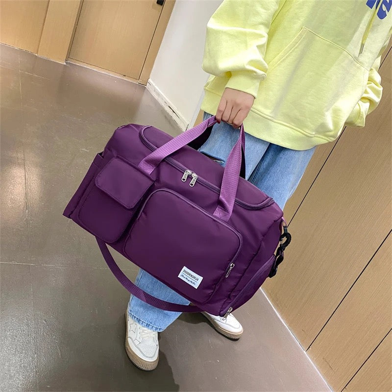 Reisetasche mit mehreren Fächern, Sport- und Fitnessstudiotasche mit separatem Schuhfach