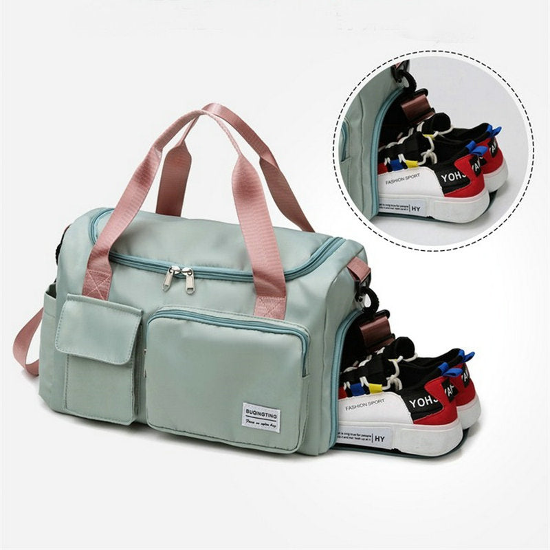 Reisetasche mit mehreren Fächern, Sport- und Fitnessstudiotasche mit separatem Schuhfach