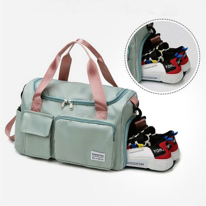 Reisetasche mit mehreren Fächern, Sport- und Fitnessstudiotasche mit separatem Schuhfach