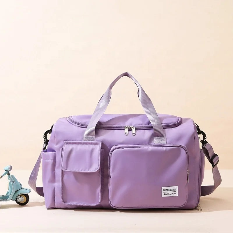 Multi-Taschen Reisetasche, Sport- und Gymnastik-Duffle mit separatem Schuhfach