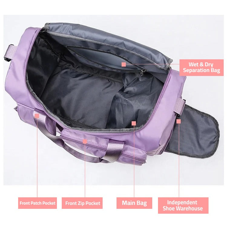 Travique wasserdichte Sport- und Reisetasche mit mehreren Taschen | Brehn