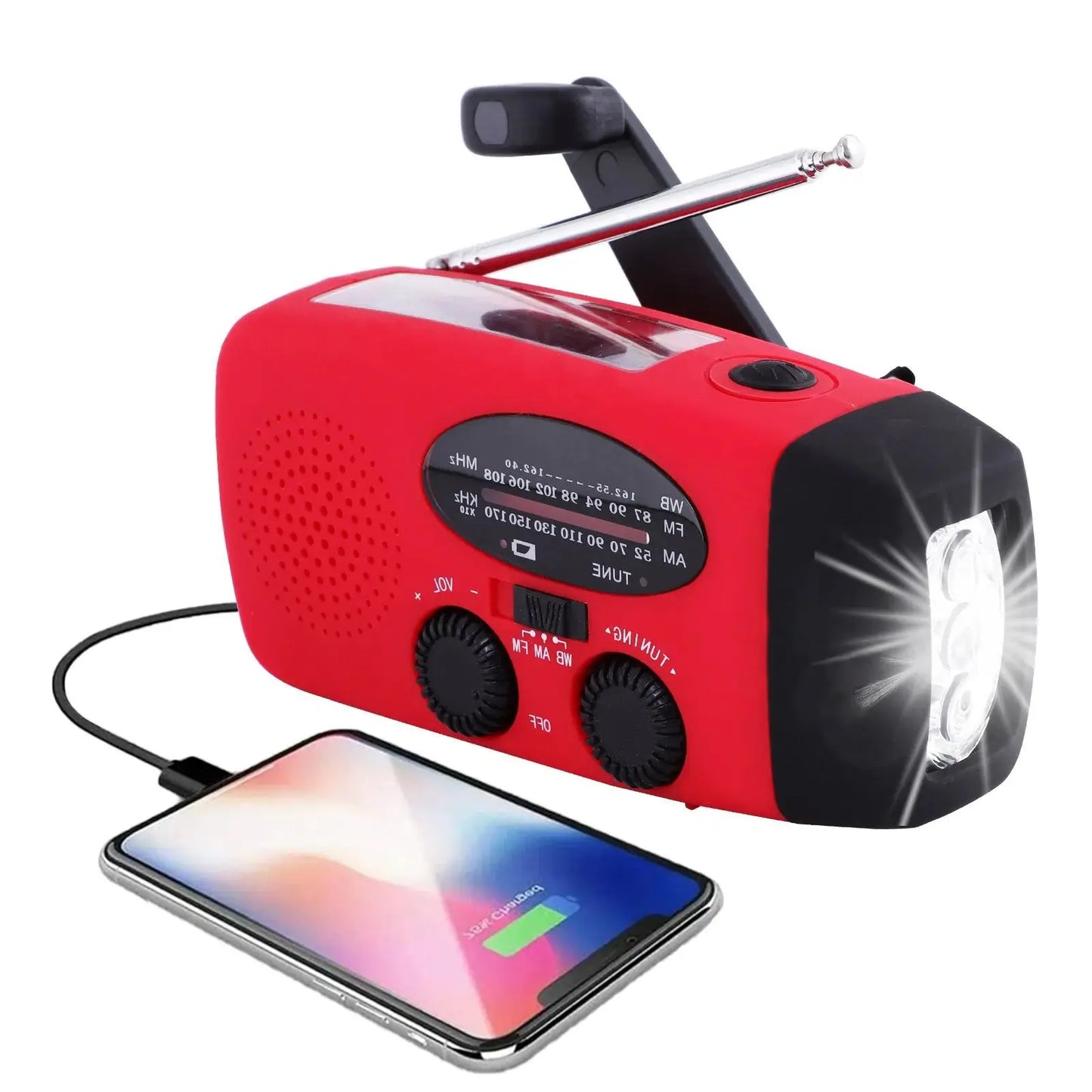 NoodRadio PowerSafe Mini – Kompakte Notfallradio mit Taschenlampe und Powerbank | Brehn