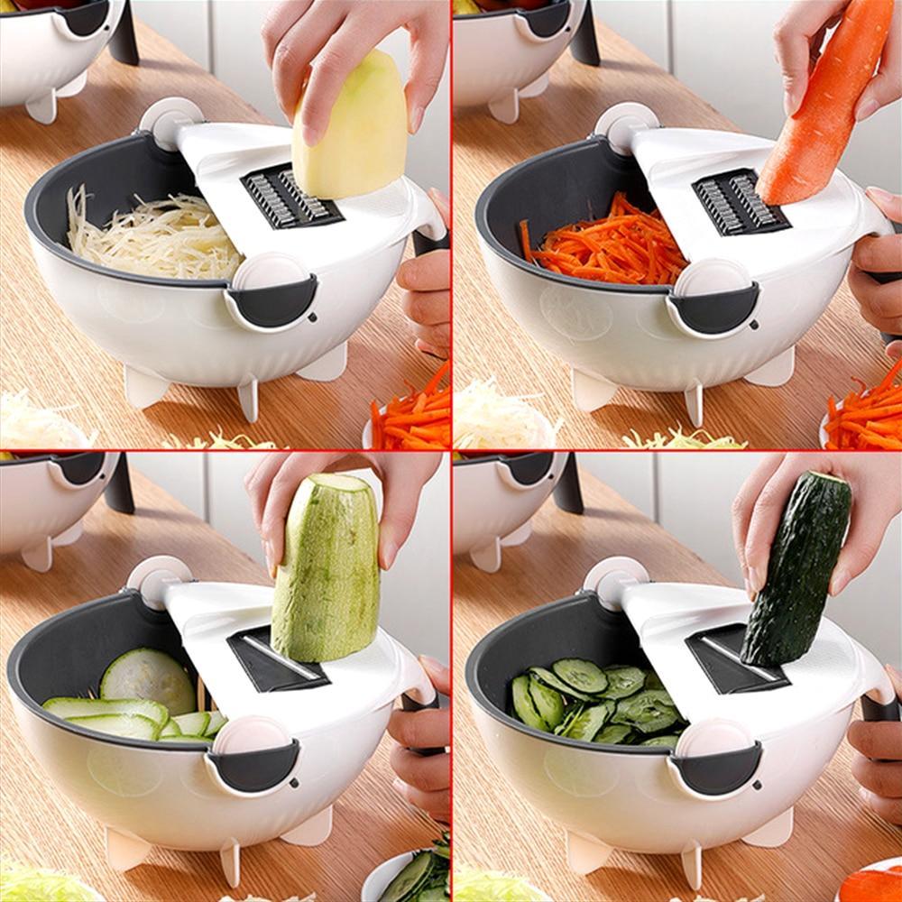 Cut N' Drain Veggie Slicing Bowl | Brehn