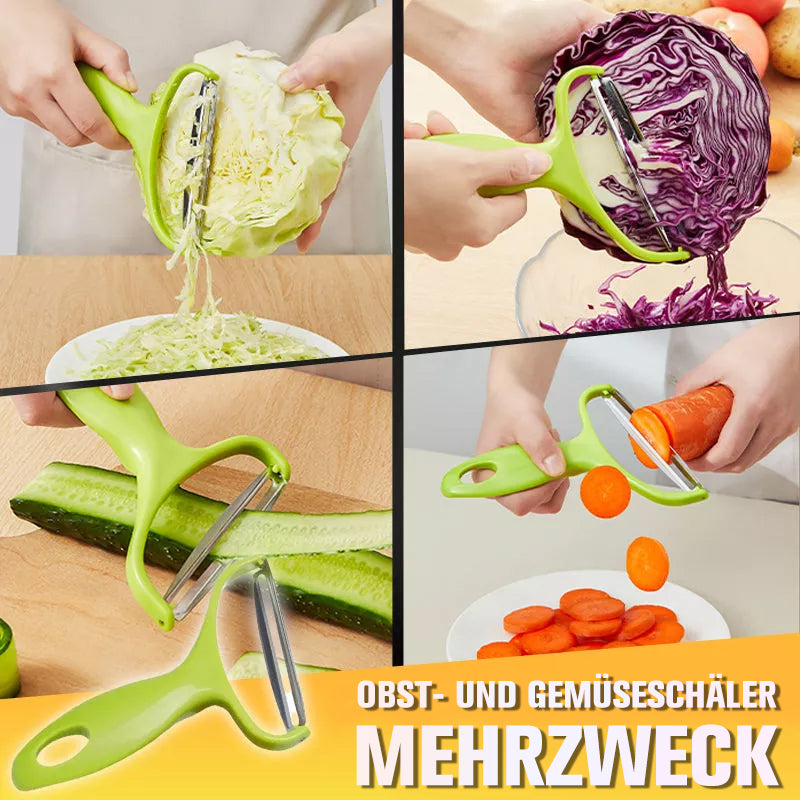 Multifunktionaler extrabreiter Y-Schäler aus Edelstahl | Brehn