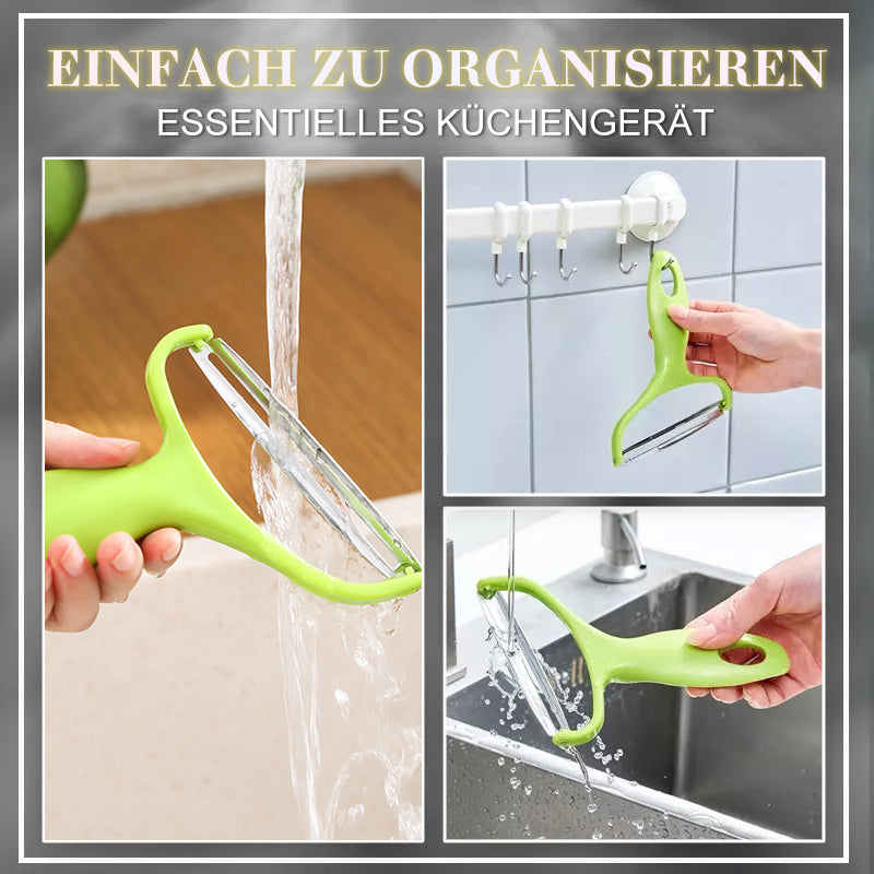 Multifunktionaler extrabreiter Y-Schäler aus Edelstahl | Brehn