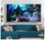 Mysteriöse Alien Wolken Wandkunst Fine Art Leinwanddruck Lebhaft Blau Lila Abstraktes Bild Für Wohnzimmer Schlafzimmer Inspirierende Wohnkultur