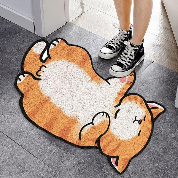 Napping Ballsy Cat Rutschfeste Fußmatte Teppich | Brehn